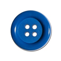 Lot de 6 boutons Clown couleur Bleu Roy 38mm