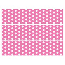 Contours de gâteaux - Pois Blanc/Rose