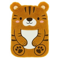 Bouillotte enfant tigre en fourrure douce