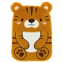 Bouillotte enfant tigre en fourrure douce