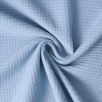 Tissu Nid d'abeille envers Eponge Beelyne Bleu clair