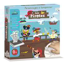 Tampons mousse - Pirates - Personnages a tamponner