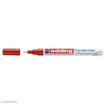 Marqueur peinture multisurfaces Edding 780 - Rouge - Pointe 0,8 mm