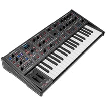 Synthétiseur analogique polyphonique Sequential Fourm - 4 voix - 37 touches - Acier - Noir