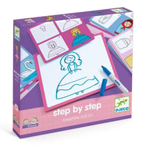 Apprendre à dessiner Step by step Joséphine and Co - Djeco