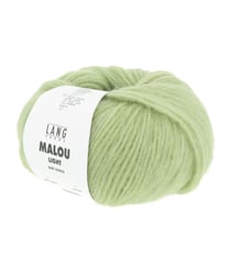 Pelote d'Alpaga et laine MALOU LIGHT - LANG YARNS 0044 Vert