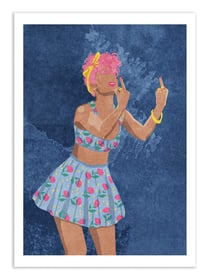 Affiche 30 x 40 cm - Not your girl - Raissa Oltmanns