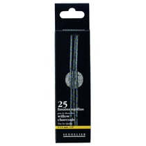 Fusains - Noir - 3 à 4 mm - 25 bâtons - Sennelier