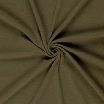 Tissu Jersey maille lourde Stefi gratté uni Gris souris