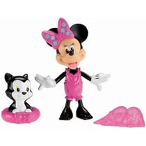 Minnie et figaro dans le bain - disney - fisher price - y1889 - jouet de bain