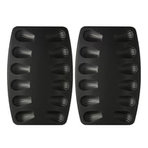 Lot de 2 moules à madeleines 12 empreintes Zenker Spécial Countries