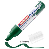 Marqueur Acrylic Edding 5000 - Pointe Large biseautée - Vert Mousse