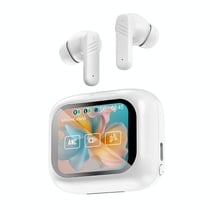 Ecouteurs Bluetooth Sans Fil Avec Réduction De Bruit Et Écran Tactile Couleur Blanc YONIS