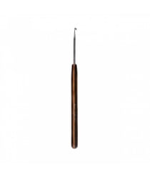 Crochets aluminium Natural manche en bois N° 2 à 5 - Prym taille n°3