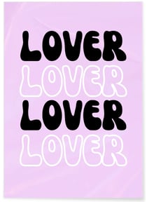 Affiche Lover Lover | A3 : 29,7x42cm