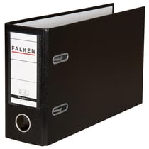 Classeur à levier PP A5 à l'italienne dos de 80mm - Noir - x 10 - Falken