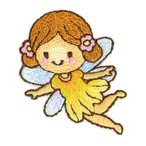 Ecusson thermocollant féérie fée qui vole 4x3cm