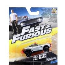 Fast et furious : local motors rally fighter - vehicule miniature gris - voiture - mattel fcf43