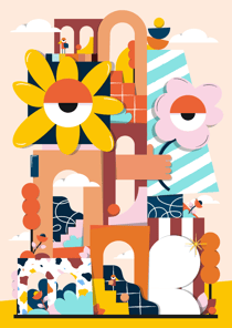 Coffret peinture au numéro Lundi en Huit x Les Têtes dures