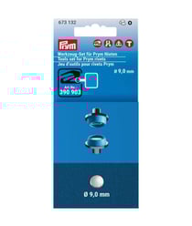 Jeu d’outils Prym pour rivets Ø 9 mm – Accessoire pour Vario Creative Tool Bleu
