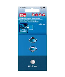 Jeu d’outils Prym pour rivets Ø 9 mm – Accessoire pour Vario Creative Tool Bleu