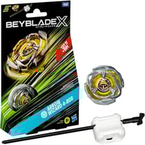 Beyblade X, Starter Pack avec toupie de compétition Arrow Wizard 4-80B et lanceur