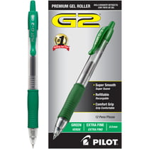 Stylo gel G-1 point fine 0,5mm tracé 0,3mm vert