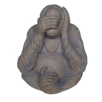 Grande statuette orang outan