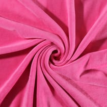Tissu Jersey Velours tout doux Rose bonbon