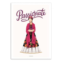 Affiche 50x70 cm - Frida Passionate - Nour Tohme
