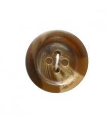 Carte de 4 boutons chinés marron 20mm - Distrifil Marron