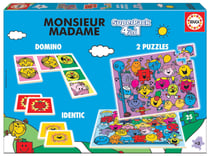 Puzzle Educa Superpack Monsieur Madame