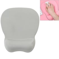 Tapis De Souris Confortable En Mousse Mémoire Avec Base Antidérapante Rose Gris YONIS