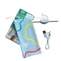 Pack essentiel : Lampe blanc + câble + pochette microfibre - Lizia