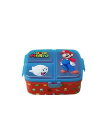 Boîte à goûter My Sweety Pop - Bleu,Rouge - Mario Bross - 4 compartiments
