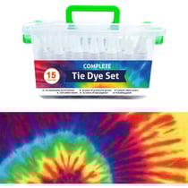 Kit Tie Dye de teinture textile et vêtement Qbix
