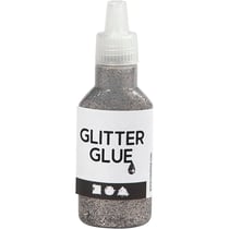 Colle à paillettes, argent, 25 ml/ 1 flacon