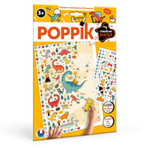 Poster créatif + 150 stickers DINOSAURES (3-8 ans)