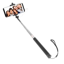 Avizar Perche à Selfie Orientable Filaire avec Prise Jack 3.5mm Noir
