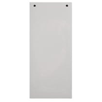 Paquet 100 fiches intercalaires horizontales unies perforées Forever - 105x240mm - Gris - x 12 - Exacompta