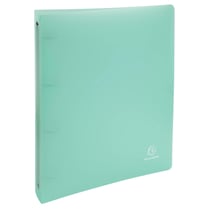 Classeur 4 anneaux 30 mm polypropylène Chromaline Pastel - A4 Maxi - Vert pastel - x 15 - Exacompta