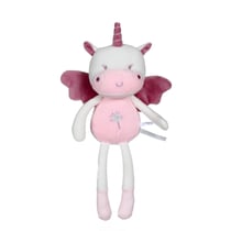 Peluche - Pantin "les ptits féeriques" licorne - 24 cm