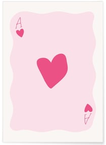 Affiche As de coeur 2 | A3 : 29,7x42cm
