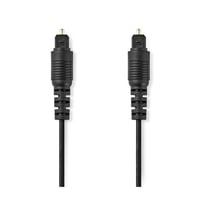 Nedis Câble Audio Optique Toslink Mâle 1m Transmission Numérique Noir