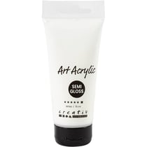 Peinture Acrylique, semi-brillant, opaque, blanc, 75 ml/ 1 flacon