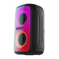 Enceinte Bluetoothe Avec Lumière Colorée Son 3D Radio 12H Autonomie Portée 10M Noir YONIS