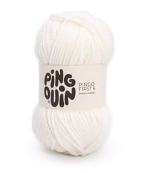 Pelote à Tricoter PINGO FIRST 6 - 100 g - Pingouin : Douceur, Polyvalence et Petit Prix Neige Blanc