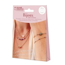 Coffret creatif bijoux chaines - Kit bijoux pierres