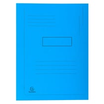 Chemise imprimée à 2 rabats Forever® 290g/m2 - 24x32cm - Bleu vif - x 50 - Exacompta