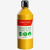 Peinture gouache - Jaune ocre - Mat - 500ml - Caran d'Ache - Gouache Eco